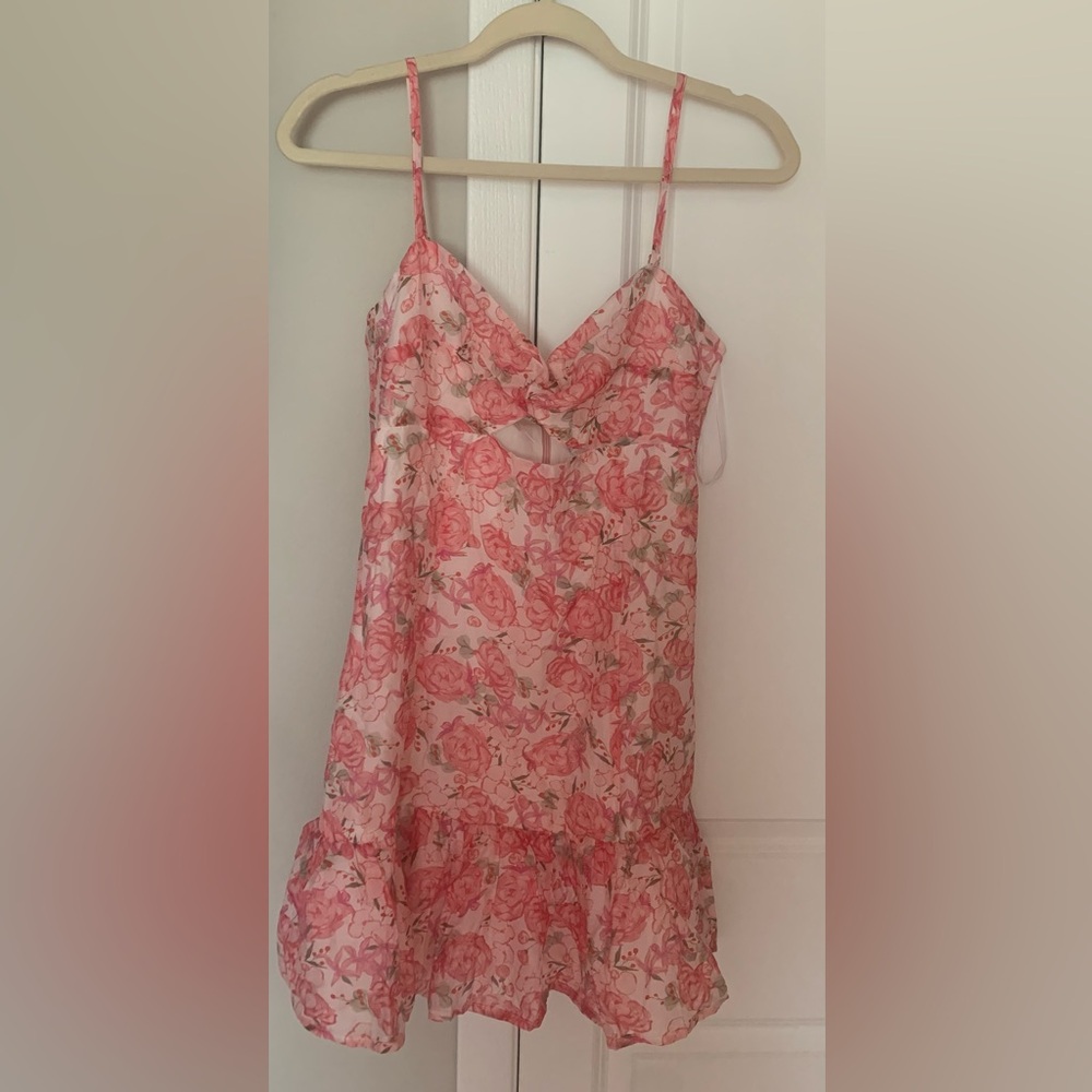 Hello Molly Pink Floral Dress